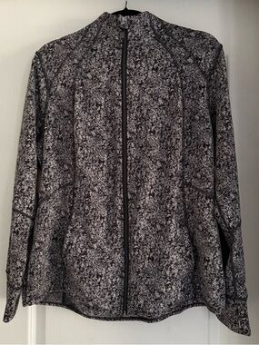 Women’s Black & Gray Full-Zip Utility Jacket